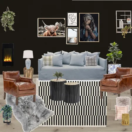 Merrijig - Living Room Interior Design Mood Board by Yuen Coleman on Style Sourcebook