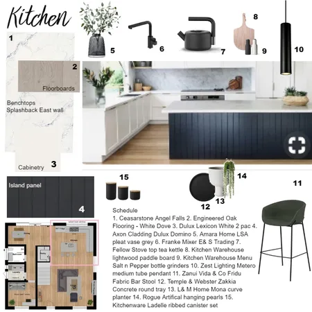 kitchen Interior Design Mood Board by RoseHass on Style Sourcebook