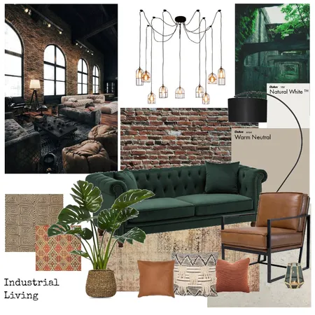 Industrial living Interior Design Mood Board by Anel on Style Sourcebook