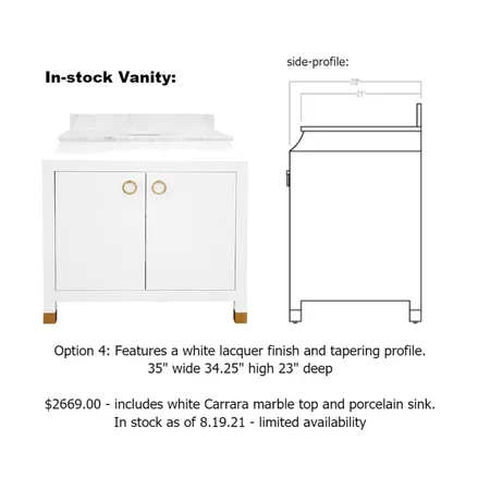 Rutz in stock vanity Interior Design Mood Board by Intelligent Designs on Style Sourcebook