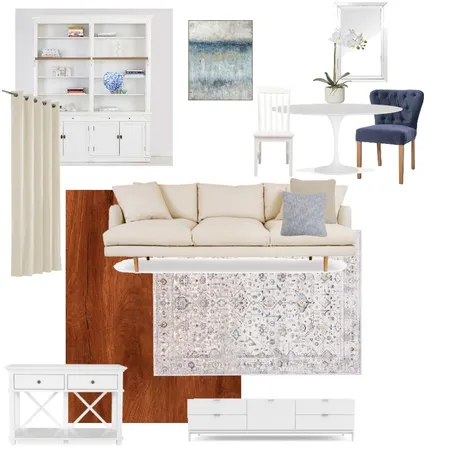 Living Blue Interior Design Mood Board by Emmajb on Style Sourcebook