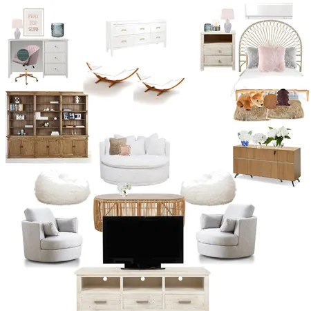 lily's bedroom Interior Design Mood Board by oursagehome on Style Sourcebook