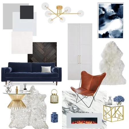 Lounge Room Interior Design Mood Board by Catherine Hamilton on Style Sourcebook
