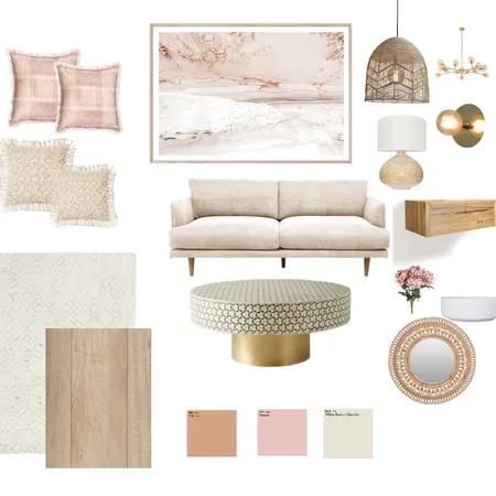 Pink Room Interior Design Mood Board by Srh6460 on Style Sourcebook