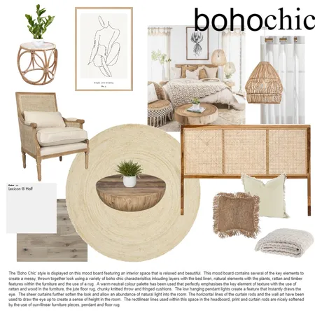 boho chic Interior Design Mood Board by SamC1910 on Style Sourcebook