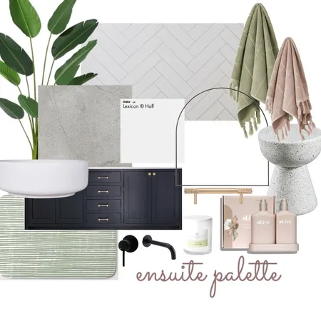 Ensuite palette Interior Design Mood Board by Home in the Arcadia on Style Sourcebook