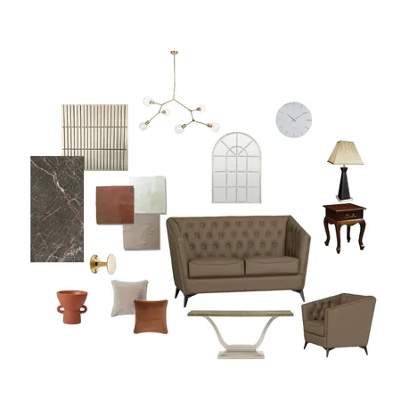 Monochromatic Contemporary Interior Design Mood Board by Marinajeong on Style Sourcebook