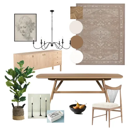 Module 9-Dining Interior Design Mood Board by Alexandria Zamora on Style Sourcebook