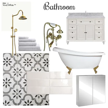BATHROOM Interior Design Mood Board by Rebecca_Proud on Style Sourcebook