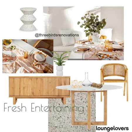 Fresh Entertaining Interior Design Mood Board by Lounge Lovers on Style Sourcebook