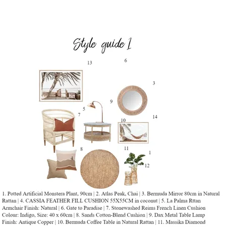 Re-style No 1number 1 resort Interior Design Mood Board by Jo Martin on Style Sourcebook