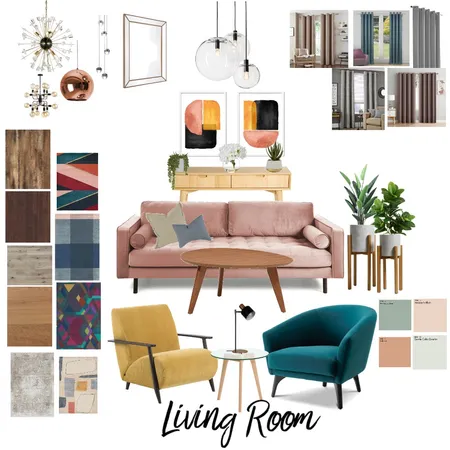 Living Room 2 Interior Design Mood Board by josemassri on Style Sourcebook