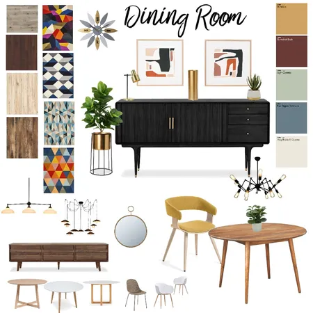 Dining Room 2 Interior Design Mood Board by josemassri on Style Sourcebook
