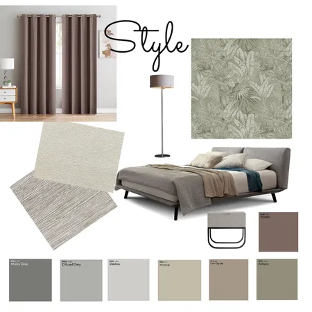 Моя коричневая спальня Interior Design Mood Board by IrenePIA on Style Sourcebook