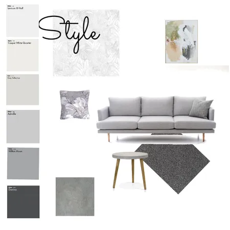 Мой серый  салон Interior Design Mood Board by IrenePIA on Style Sourcebook