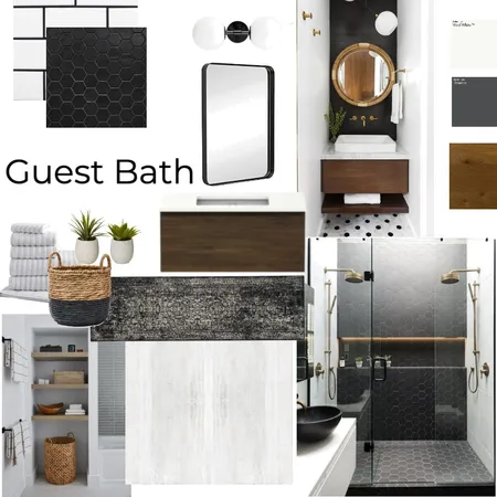 Guest Bath Interior Design Mood Board by leahbee on Style Sourcebook