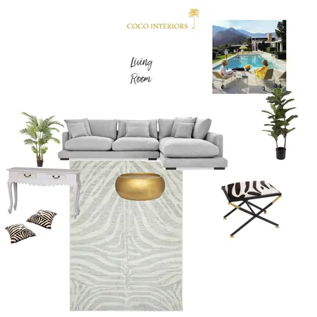 Living Room- Coastal Glam Interior Design Mood Board by Coco Interiors on Style Sourcebook