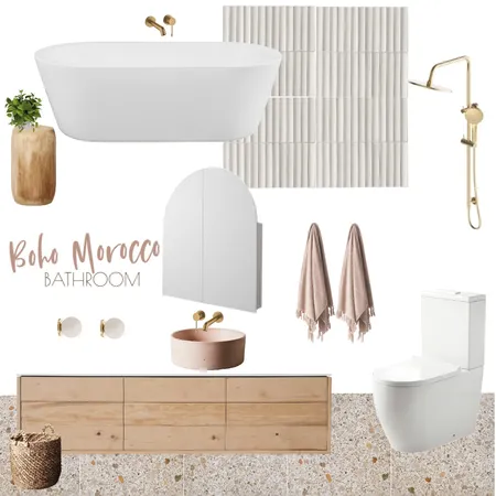 Boho Morocco Bathroom Interior Design Mood Board by KimmyG on Style Sourcebook