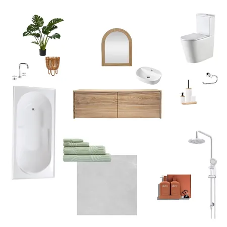 Upstairs Bathroom Interior Design Mood Board by Carli Milburn on Style Sourcebook