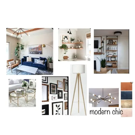 Modern Chic Interior Design Mood Board by Embellishcurations By Prerna on Style Sourcebook
