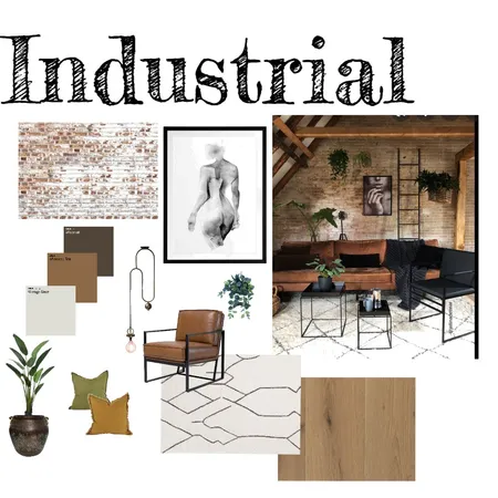 Industrial Interior Design Mood Board by hainesee on Style Sourcebook