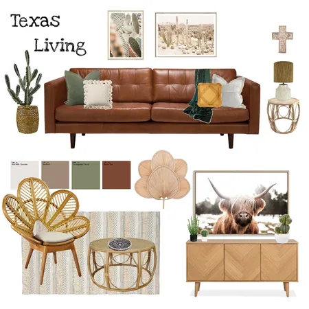 Texas Living Interior Design Mood Board by Amie Hoekstra on Style Sourcebook