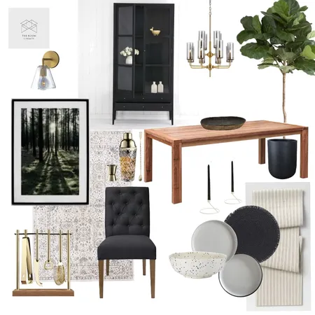 Glenforest Dining Room Interior Design Mood Board by The Room Update on Style Sourcebook
