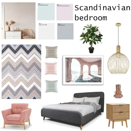 scandi bedroom Interior Design Mood Board by George Lambas on Style Sourcebook