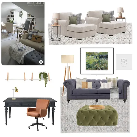Glenforest Attic Conversion. Interior Design Mood Board by The Room Update on Style Sourcebook
