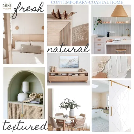 CONTEMPORARY-COASTAL HOME Interior Design Mood Board by MIKI INTERIOR DESIGN on Style Sourcebook