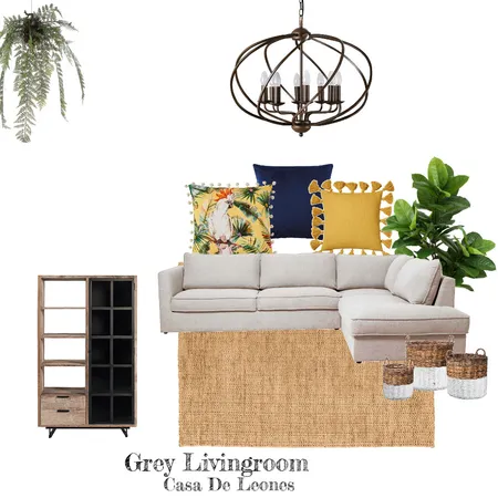 Mood Board Casa de Leones - Grey Livingroom Interior Design Mood Board by Erick Pabellon on Style Sourcebook