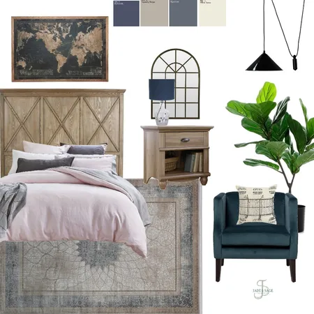 bedroom3 Interior Design Mood Board by JADE & SAGE on Style Sourcebook