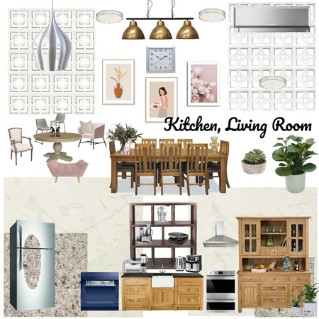 Кухня, гостиная Interior Design Mood Board by Карен on Style Sourcebook