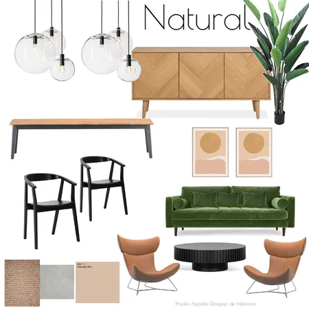 Natural Interior Design Mood Board by Priscila Appella Interiores on Style Sourcebook