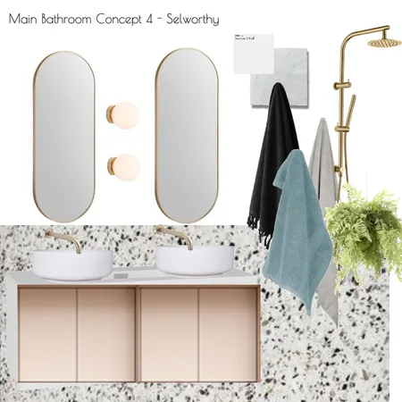 Selworth concept 4 main bathroom Interior Design Mood Board by Peachwood Interiors on Style Sourcebook