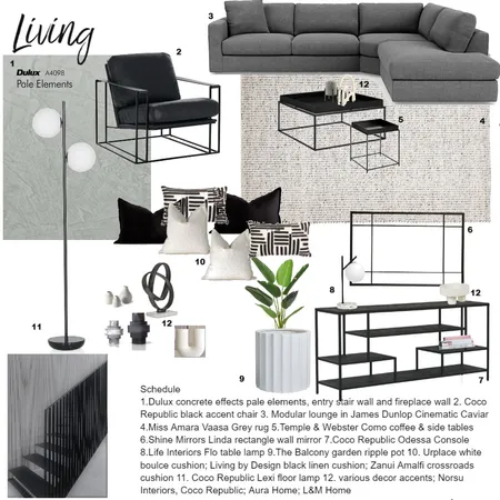 living Interior Design Mood Board by RoseHass on Style Sourcebook