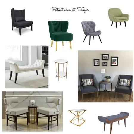 Sitout area Interior Design Mood Board by stylingvilla on Style Sourcebook