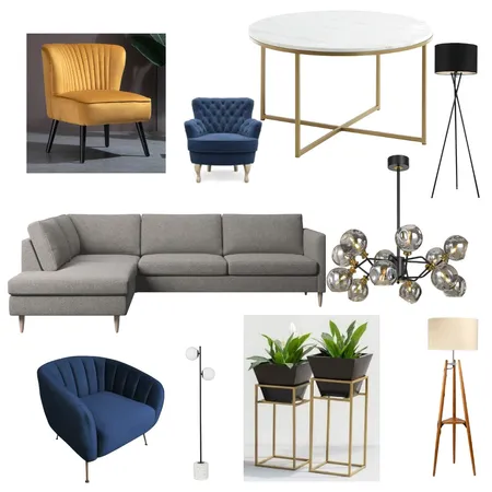 living room decor Interior Design Mood Board by stylingvilla on Style Sourcebook