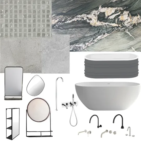 Ensuite Bathroom Interior Design Mood Board by aj on Style Sourcebook