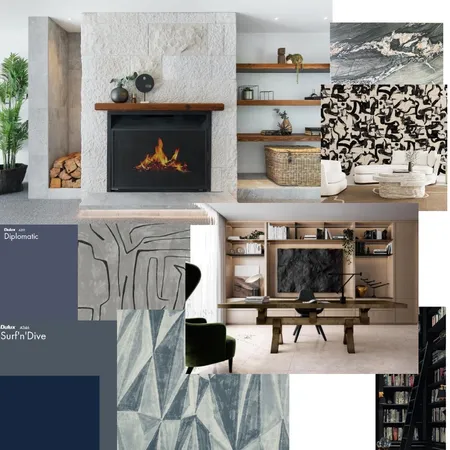 Library Interior Design Mood Board by aj on Style Sourcebook