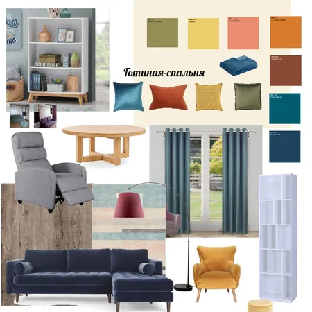 Гостиная спальня Interior Design Mood Board by InnaJu on Style Sourcebook