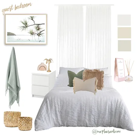 guest bedroom Interior Design Mood Board by shayleehayes on Style Sourcebook