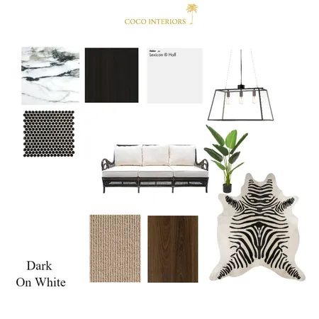 Dark On White Interior Design Mood Board by Coco Interiors on Style Sourcebook