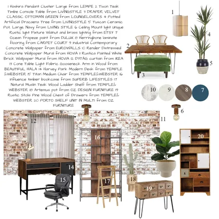 SAMPLE BOARD -OFFICE 1 Interior Design Mood Board by Yujin Lee on Style Sourcebook