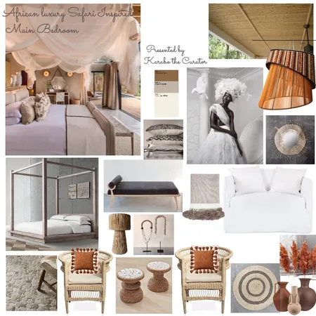 African Luxury Safari  Inspired Interior Design Mood Board by karabothecurator on Style Sourcebook