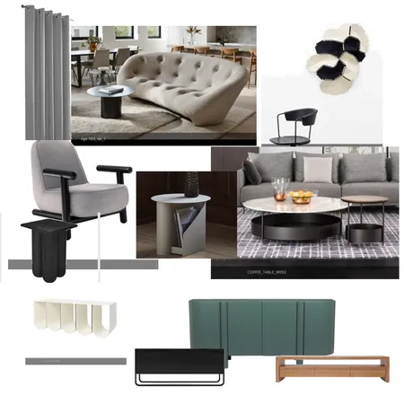 Living area Interior Design Mood Board by RelleBelle on Style Sourcebook