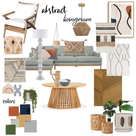 abstract living room Interior Design Mood Board by archigehad on Style Sourcebook