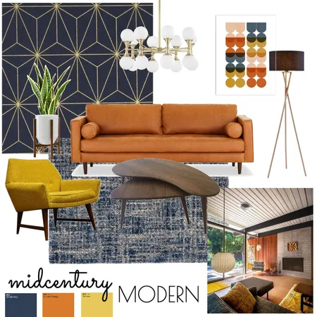 MCM Mood Board Interior Design Mood Board by leahbee on Style Sourcebook