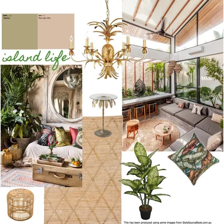 Tropical Living Interior Design Mood Board by danibettridge on Style Sourcebook