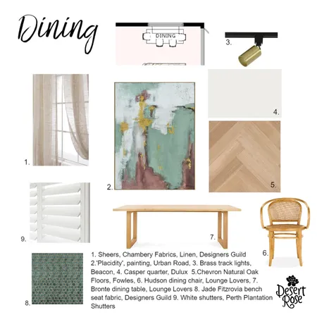 module nine dining Interior Design Mood Board by evasaunders on Style Sourcebook